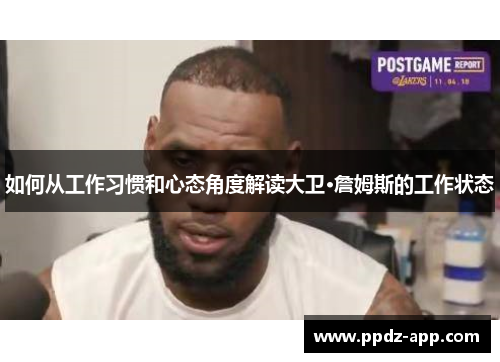 如何从工作习惯和心态角度解读大卫·詹姆斯的工作状态